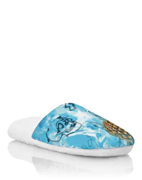 PHILIPP PLEIN Slipper Pineapple Skies