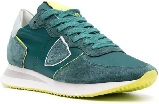 Philippe Model Paris TRPX leather low-top sneakers Green