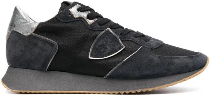 Philippe Model Paris TRPX suede low-top sneakers Black