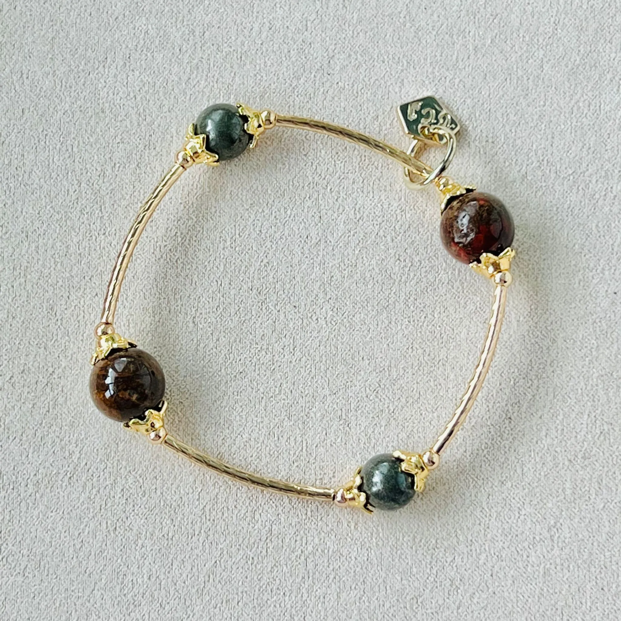 Pietersite & Pyrite La Grace Bracelet