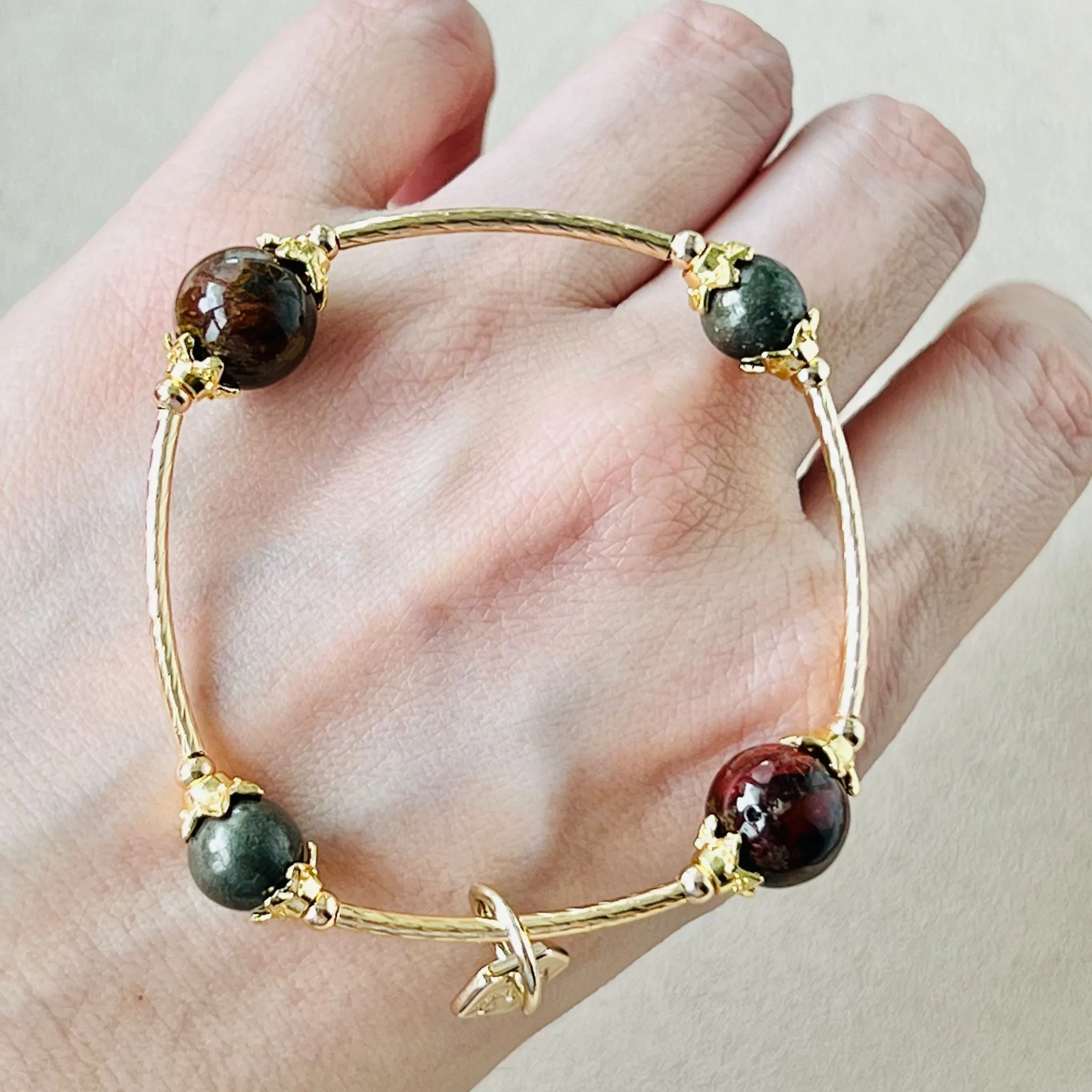 Pietersite & Pyrite La Grace Bracelet