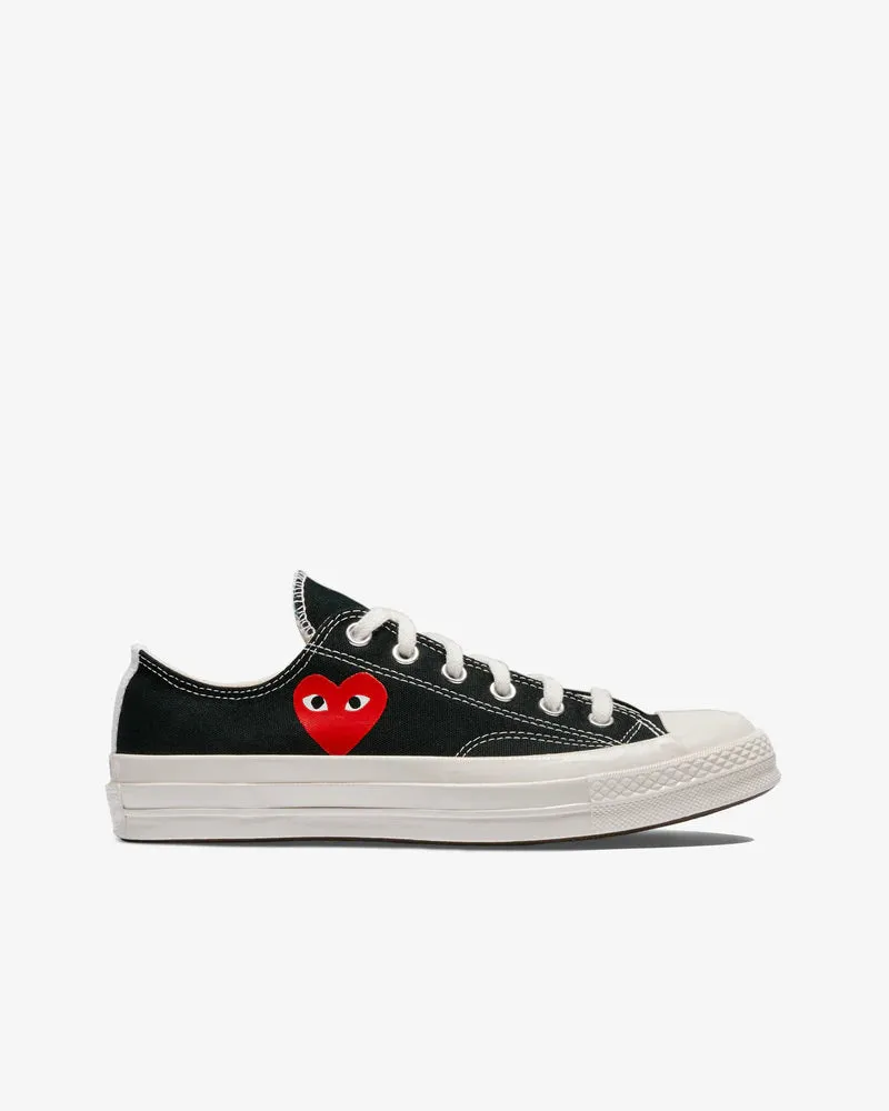 Play Converse  Small Red Heart All Star '70 Low Sneakers Black 