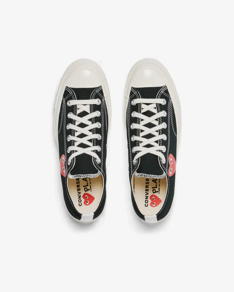 Play Converse  Small Red Heart All Star '70 Low Sneakers Black 