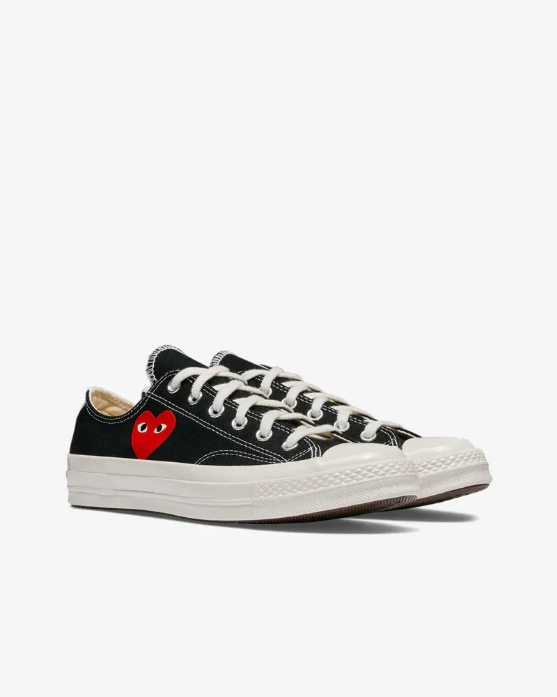 Play Converse  Small Red Heart All Star '70 Low Sneakers Black 