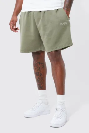 Plus Ofcl Jersey Volley Short Length Short | boohooMAN UK