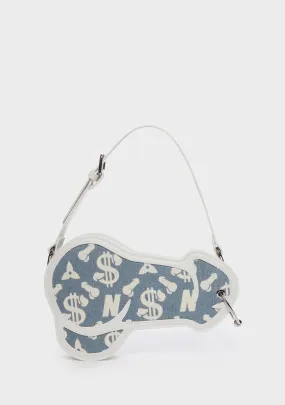 Prince Albert Denim Shoulder Bag-