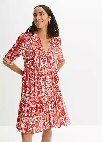 Printed Tunic Dress by bonprix | Look Again