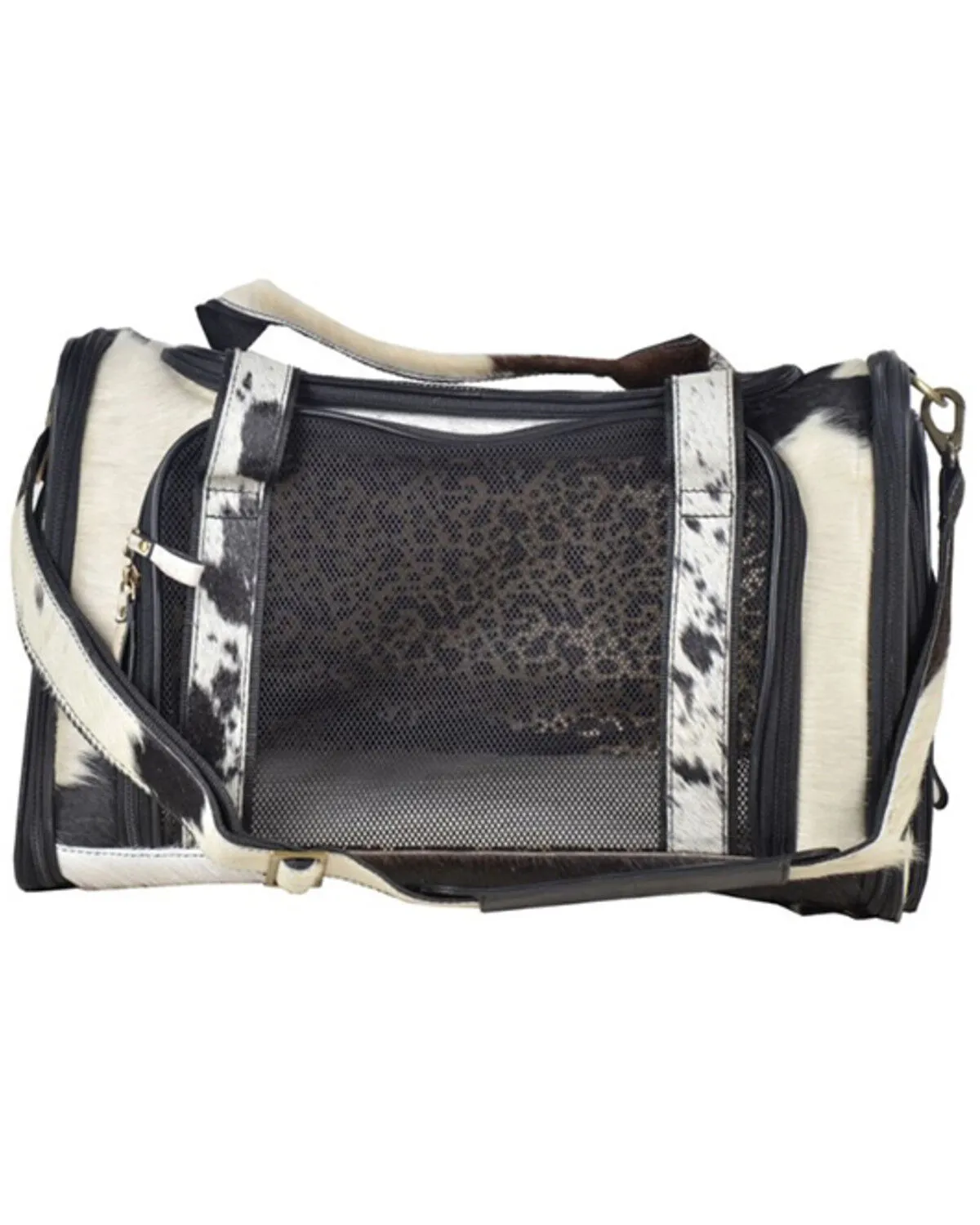 Product Name:  Myra Bag Smoke Hair-On Leather Dog Bag