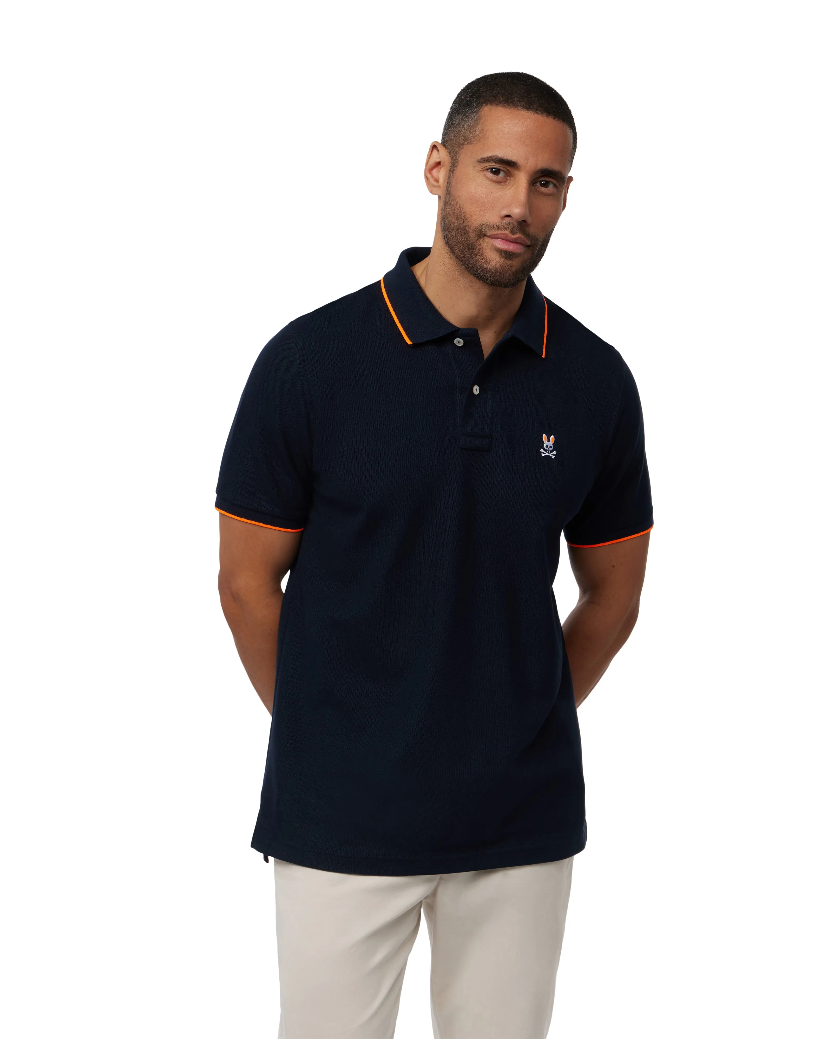 Psycho Bunny Men's Troy Polo - Navy