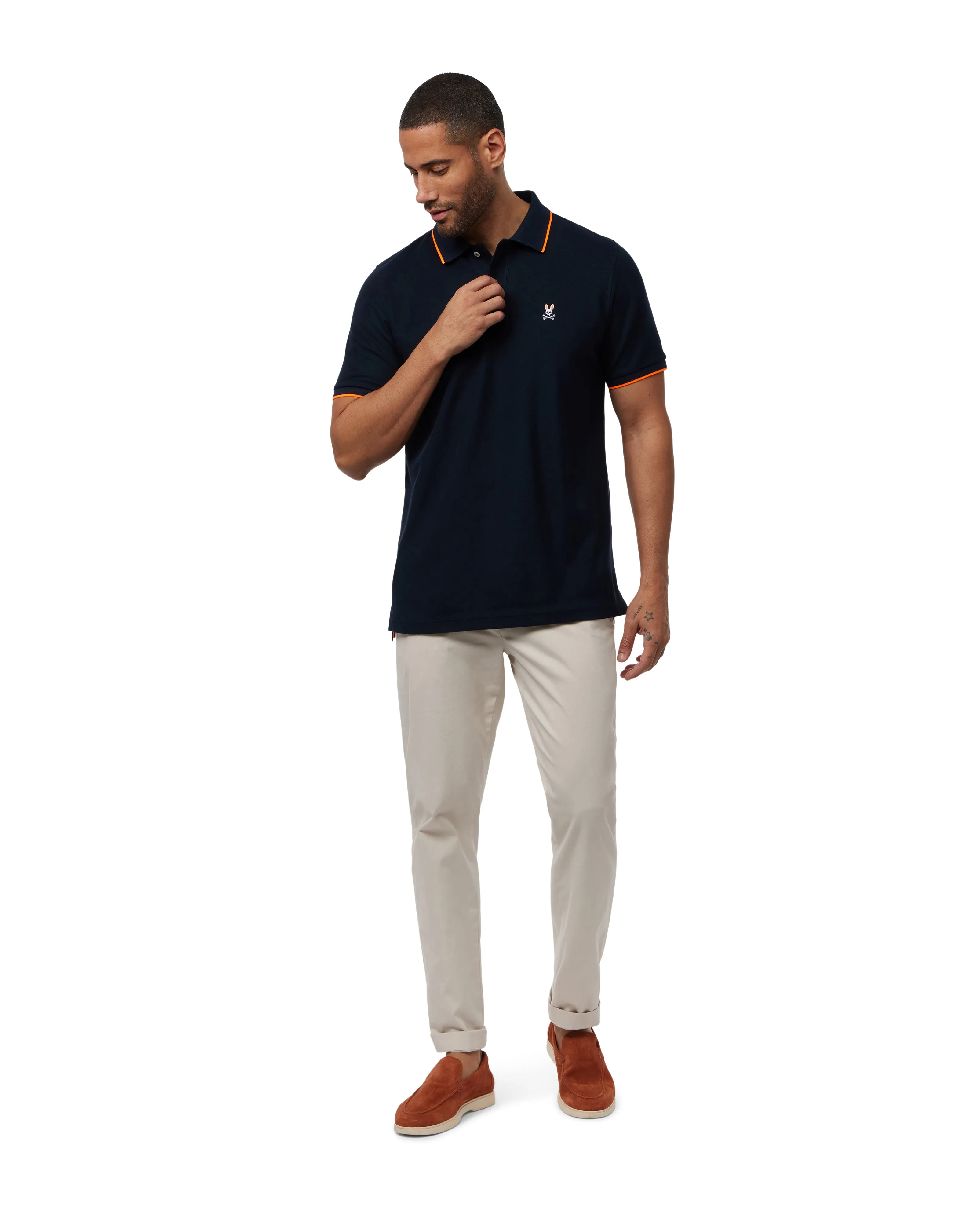 Psycho Bunny Men's Troy Polo - Navy