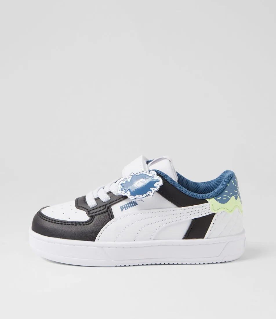 PUMA Caven 2 Trolls Tot Black White Blue Sneakers