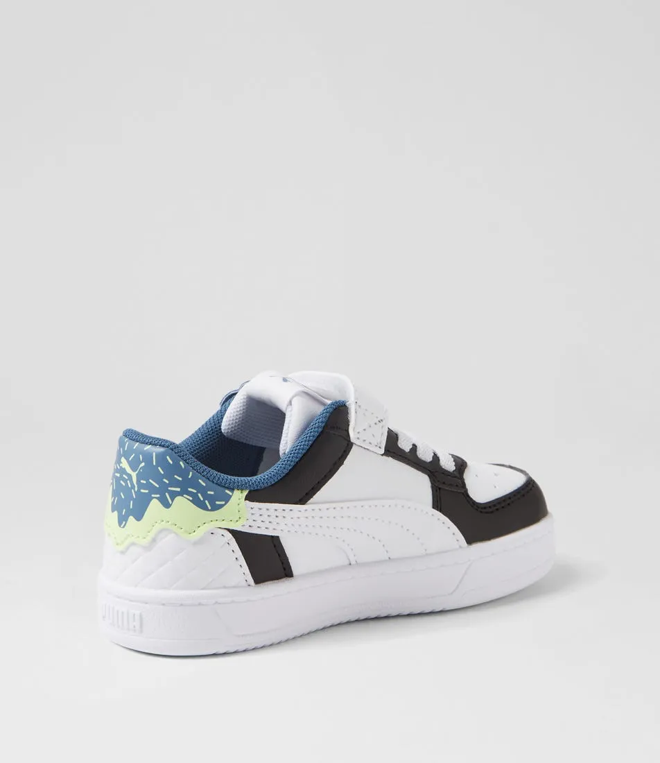 PUMA Caven 2 Trolls Tot Black White Blue Sneakers