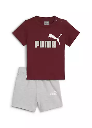 Puma Kids Minicats T-Shirt & Shorts Set | Grattan