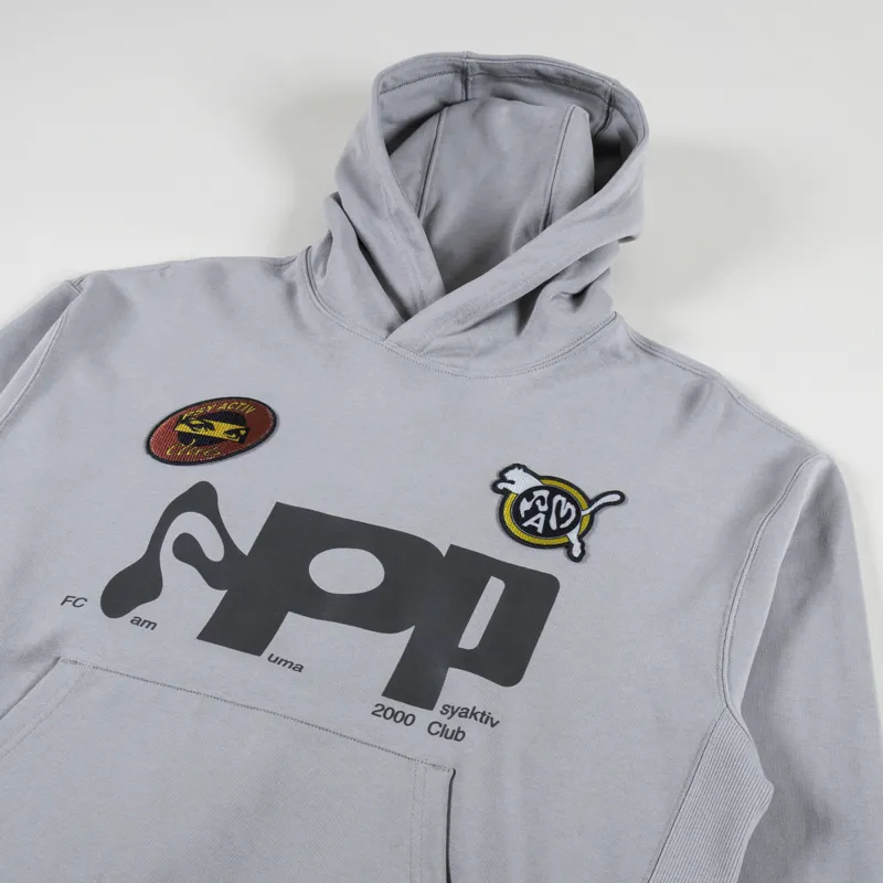 Puma x Perks and Mini Graphic Hoodie Concrete Grey