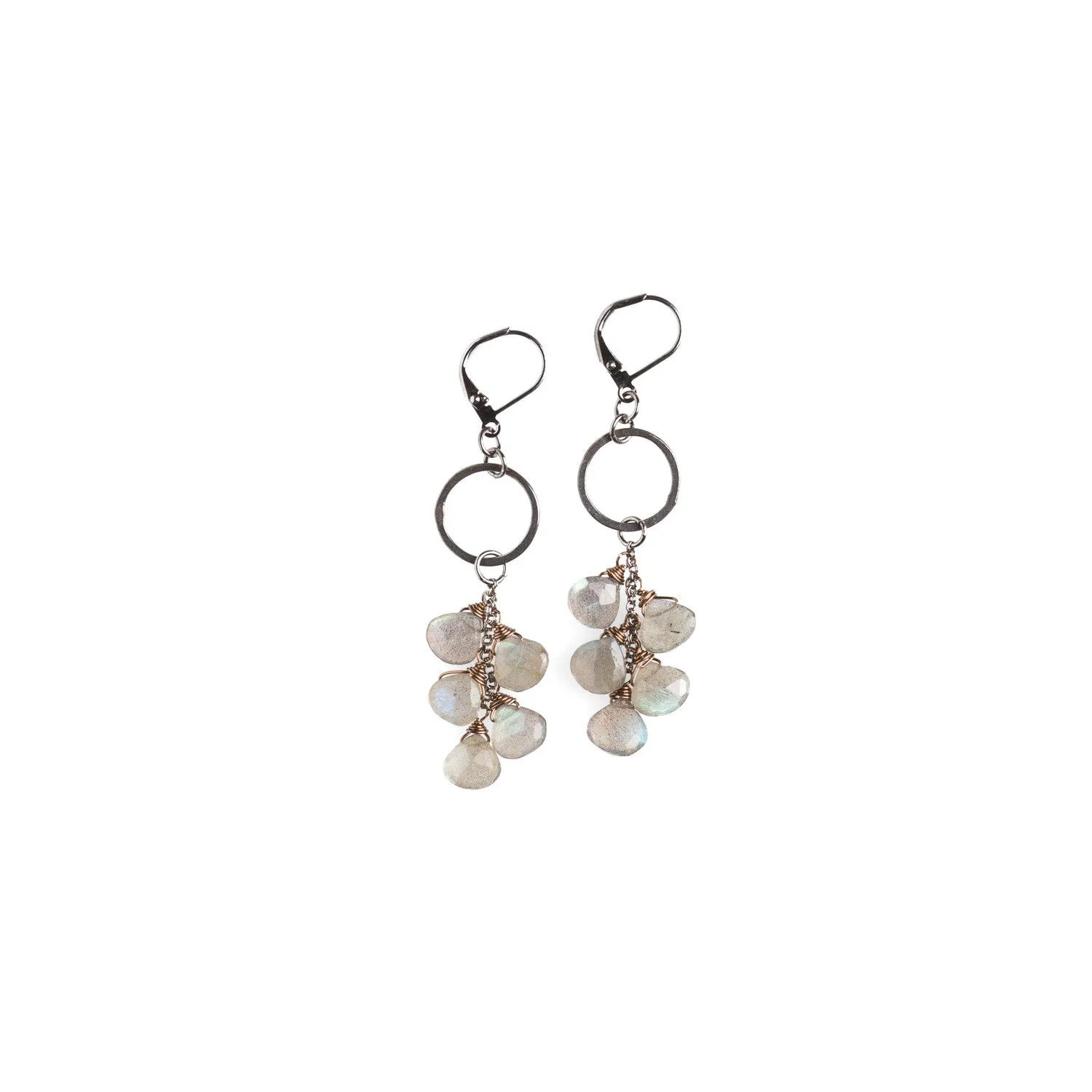 Quinn Earrings - Labradorite