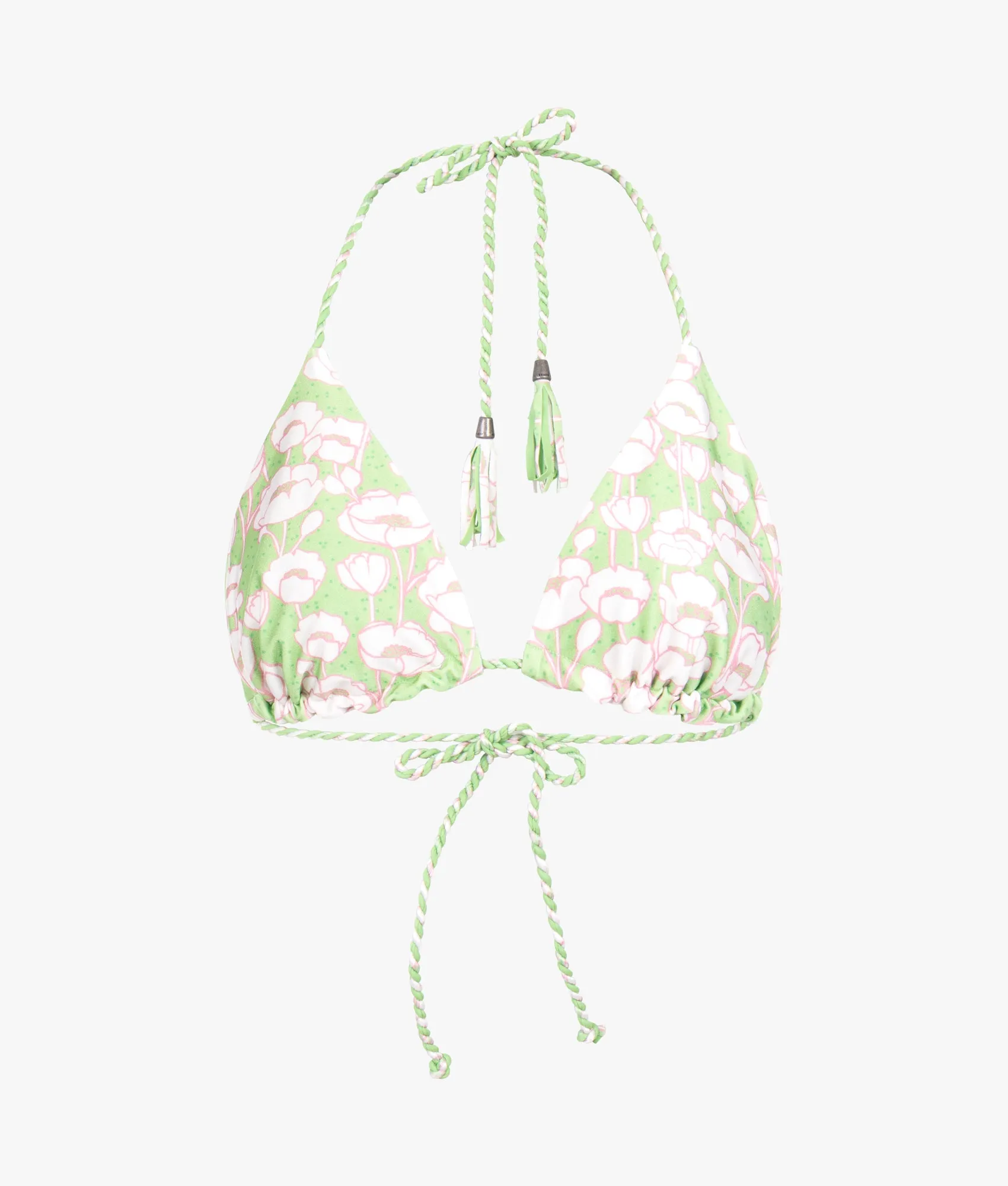 Raela reversible bikini top in green