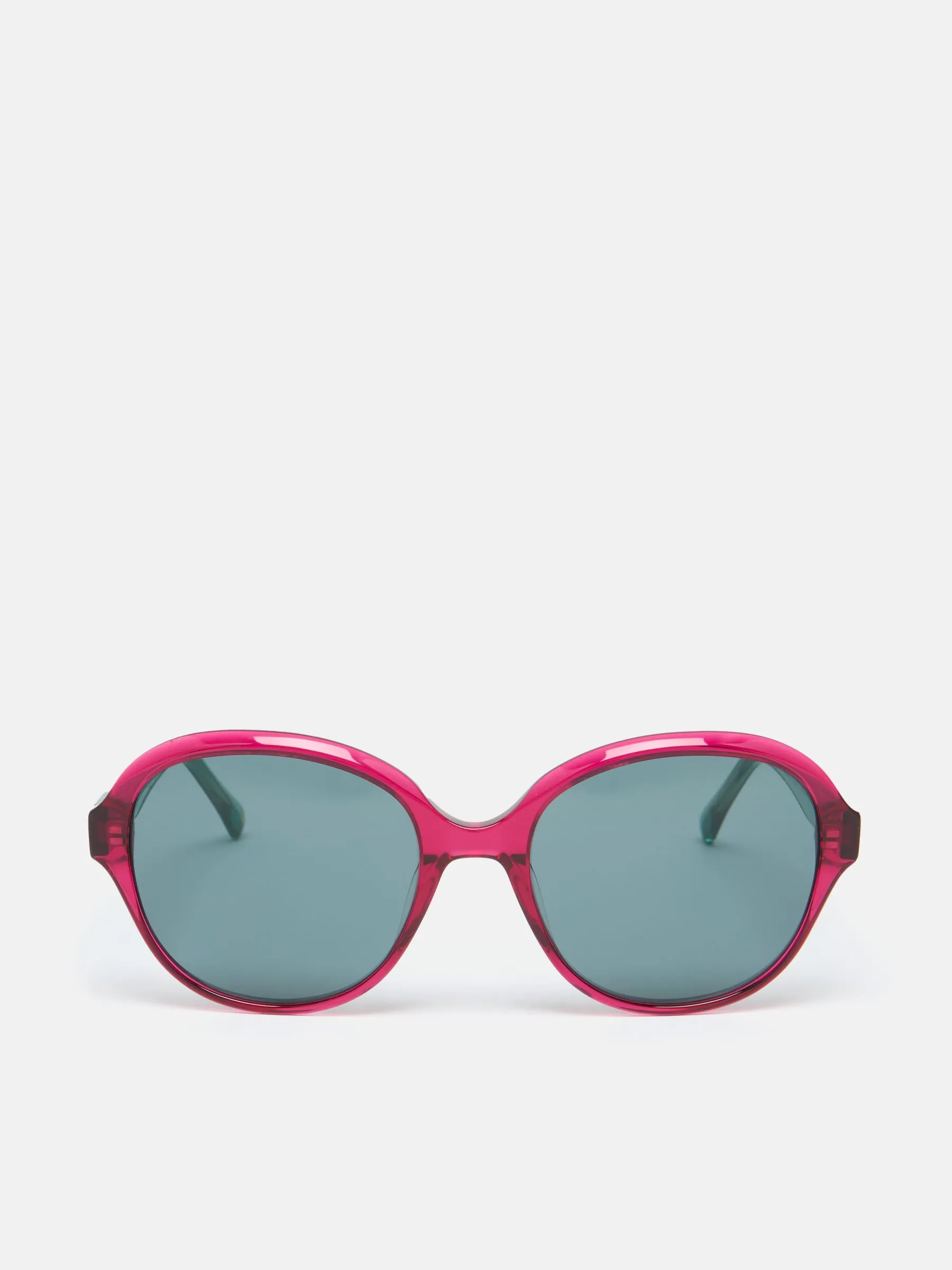 Red Round Rimmed Sunglasses