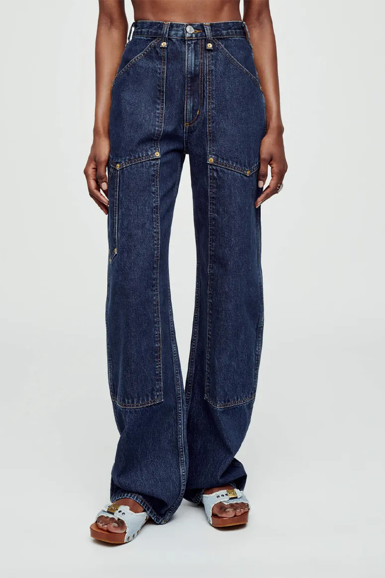 RE/DONE - Super High Workwear Jean - Heritage Rinse