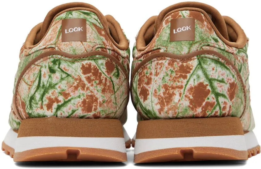 Reebok Classics Tan & Green LQQK Edition Sneakers