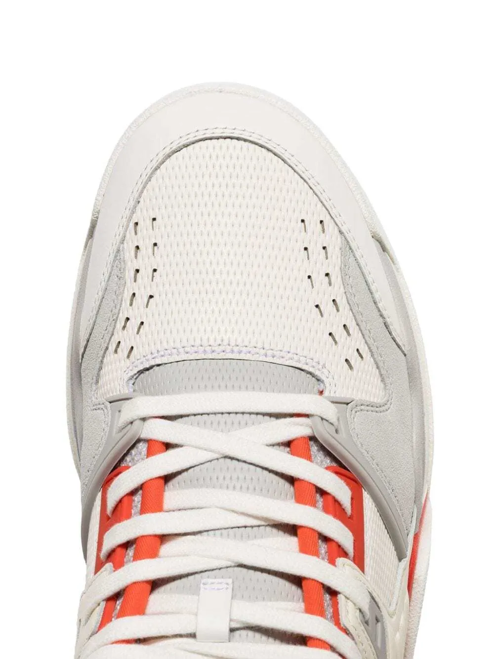 Reebok LTD colour-block panelled leather sneakers - White