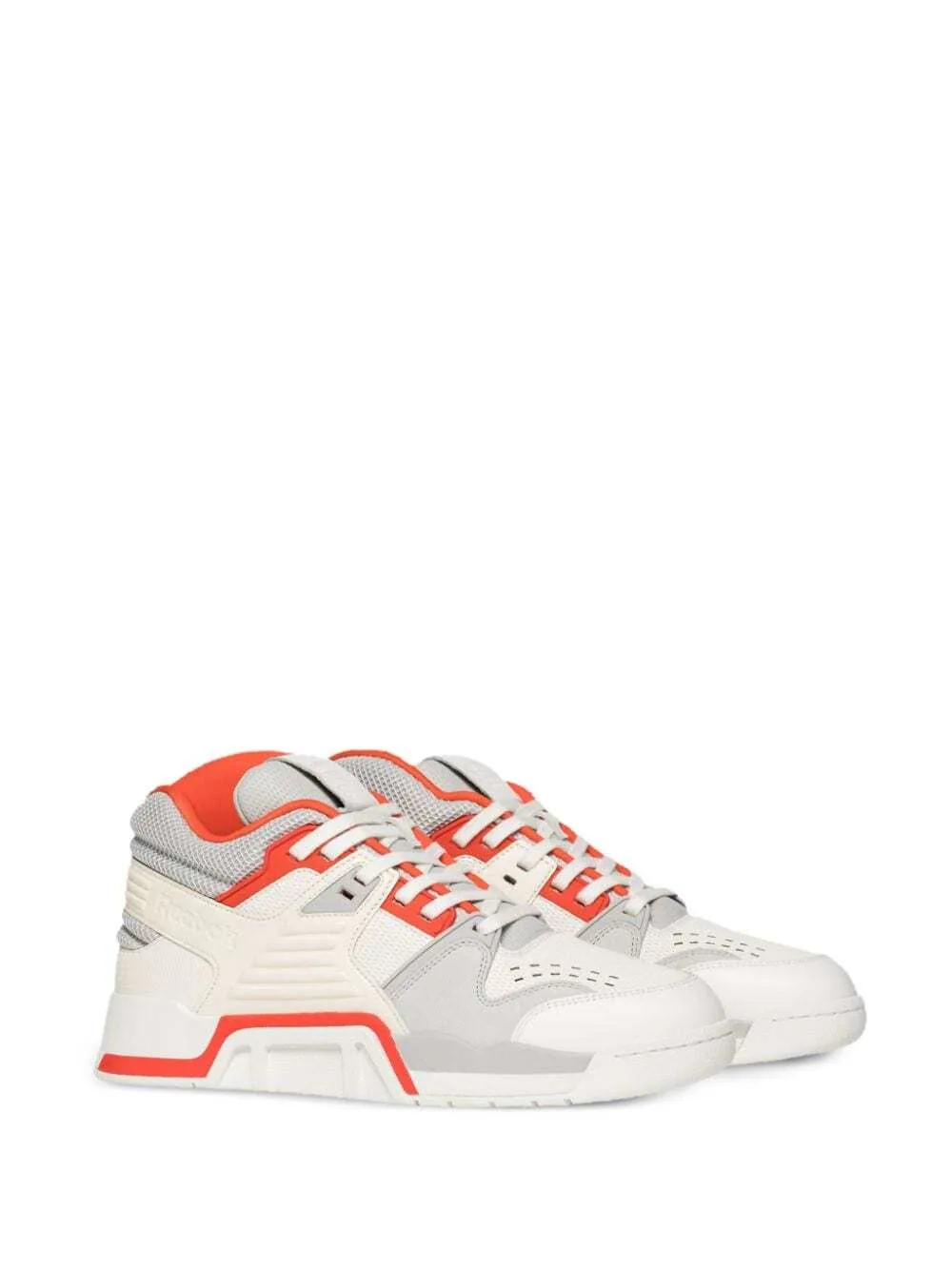 Reebok LTD colour-block panelled leather sneakers - White