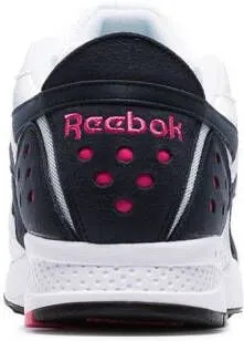 Reebok Pyro blue and pink detail sneakers White