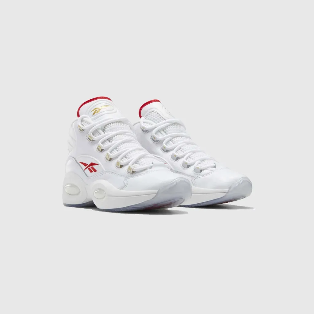 Reebok Question Mid - Cloud White / Cloud White / Vector Red