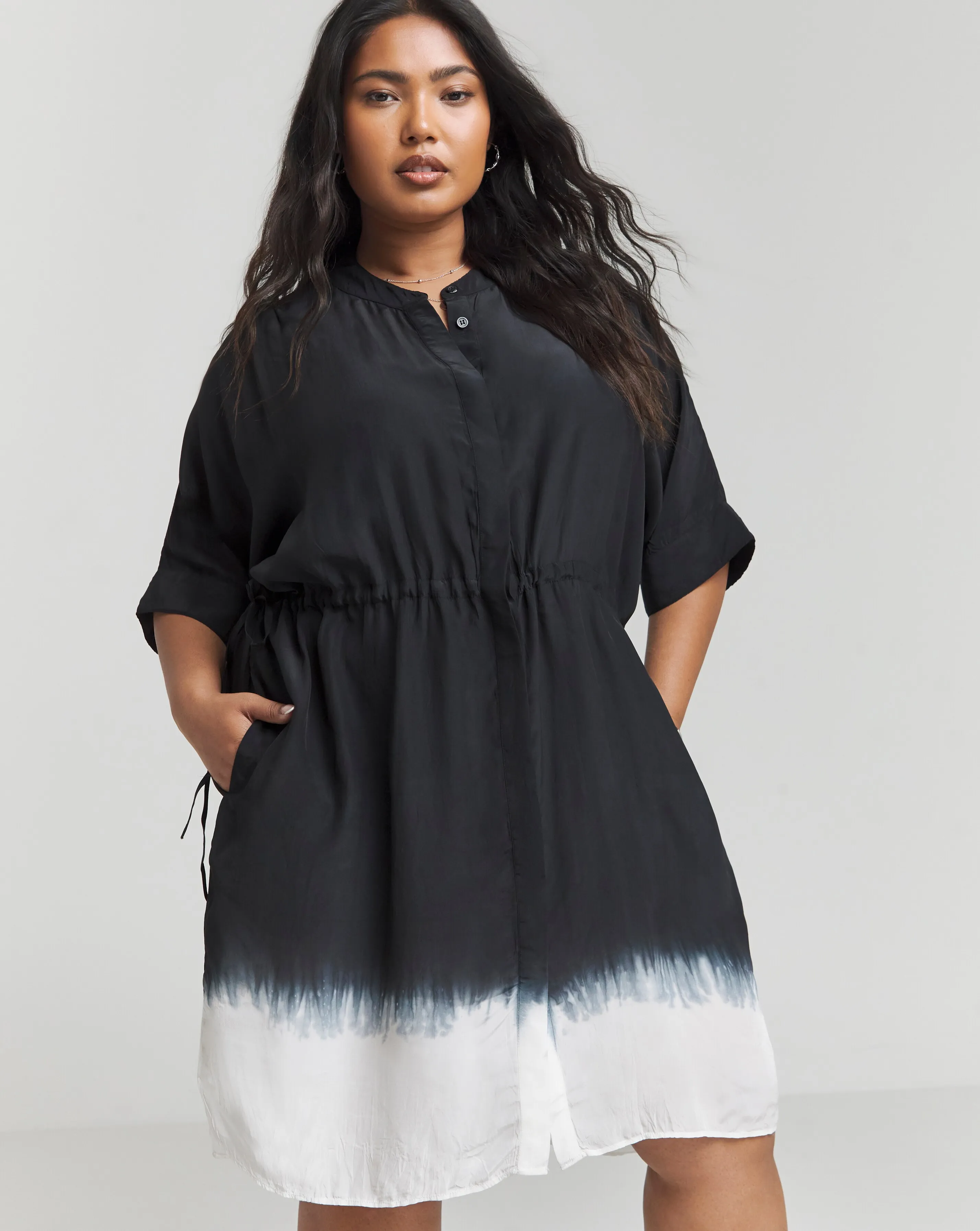 Religion Hidden Dip Dye Tunic | Simply Be