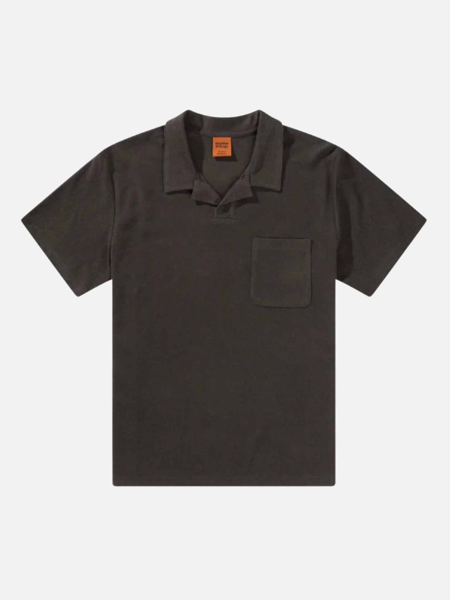 Rhythm Vintage Terry Polo - Vintage Black