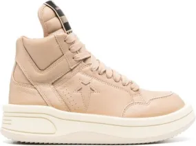 Rick Owens DRKSHDW x DRKSHDW Turbowpn leather sneakers Neutrals