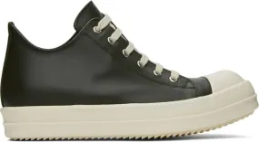 Rick Owens Green Low Sneakers