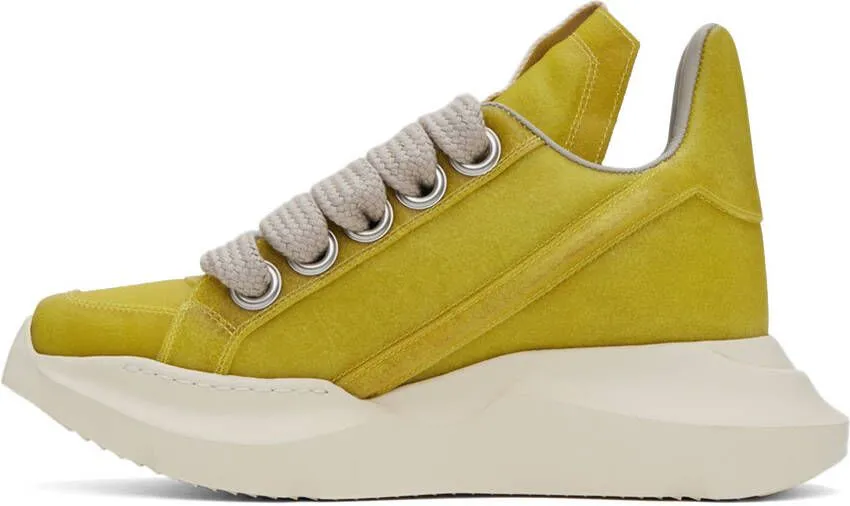 Rick Owens Yellow Geth Sneakers