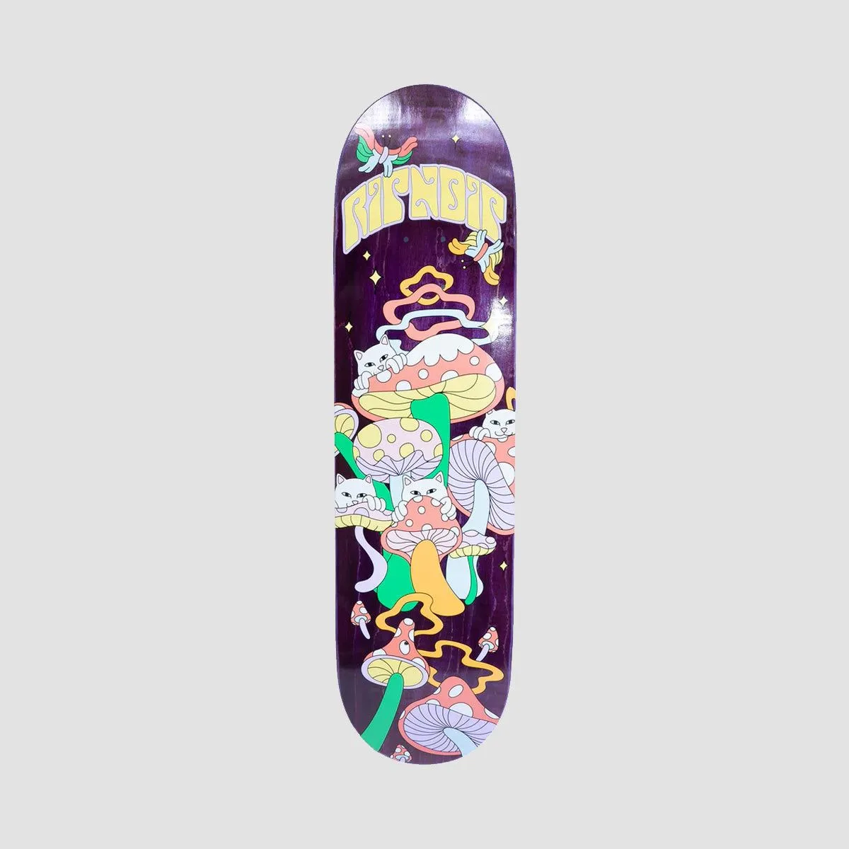 Ripndip Homegrown Treats Skateboard Deck Purple - 8.5"