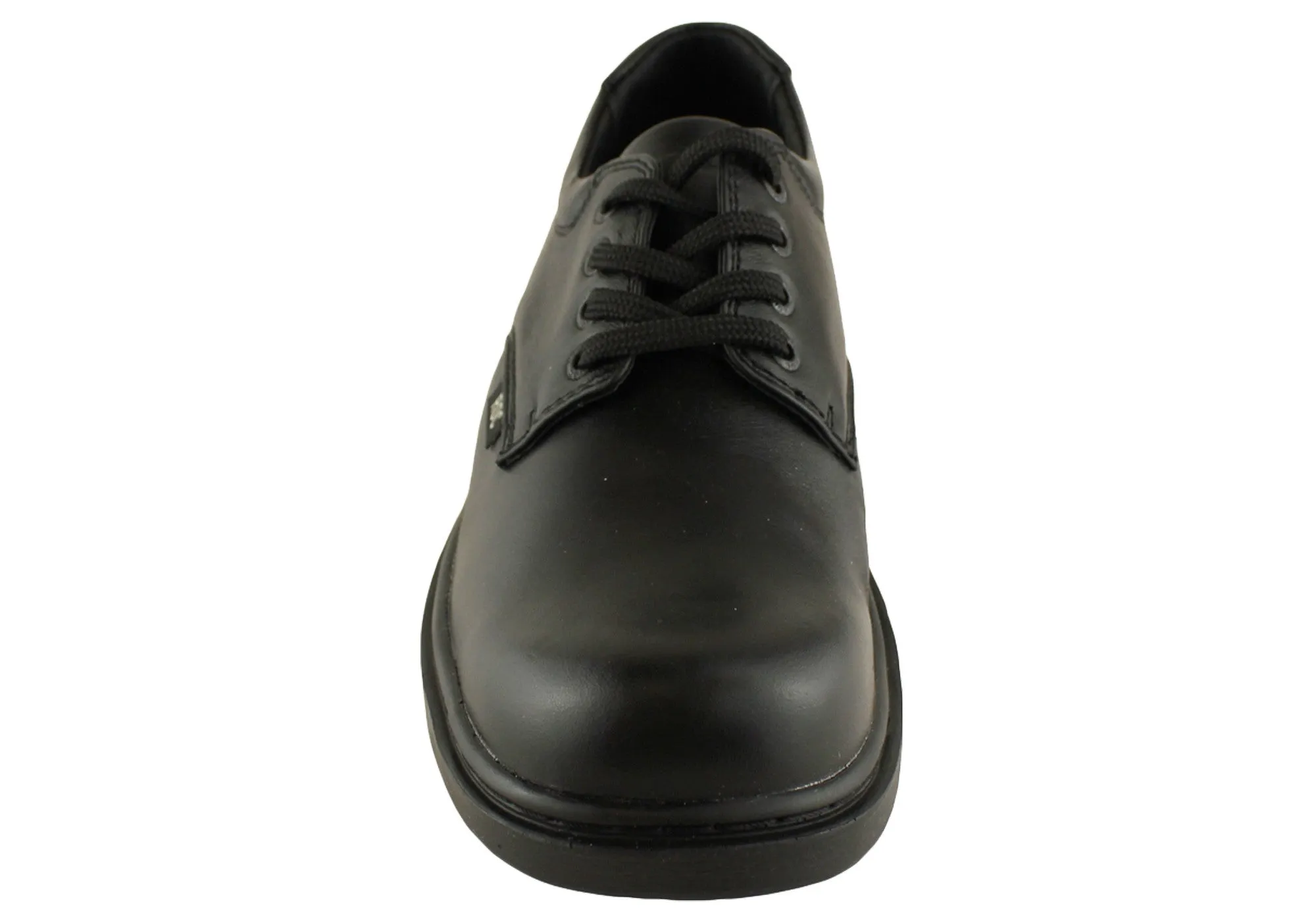 ROC Strobe Senior Lace Up Comfortable Leather School Shoes