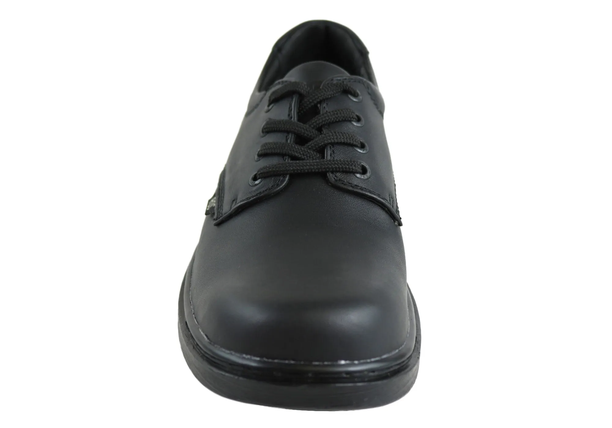 ROC Strobe Senior Lace Up Comfortable Leather School Shoes