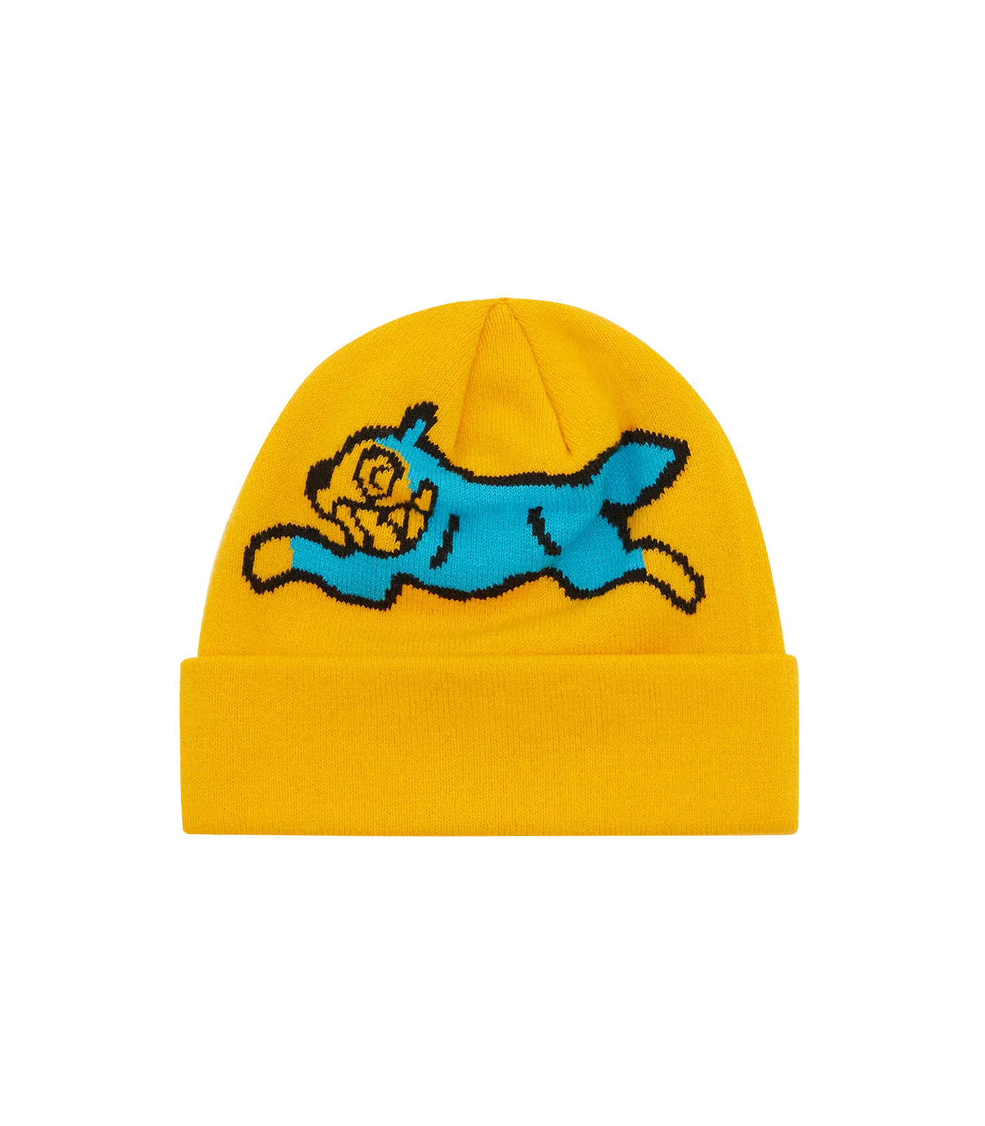 RUNNING DOG BEANIE - YELLOW