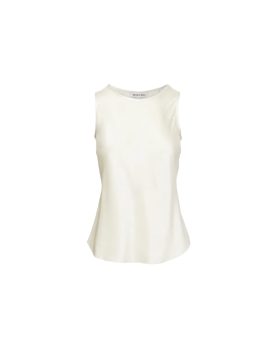 Sabrina Stretch-Silk Tank