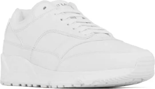 Saint Laurent Bump leather sneakers White