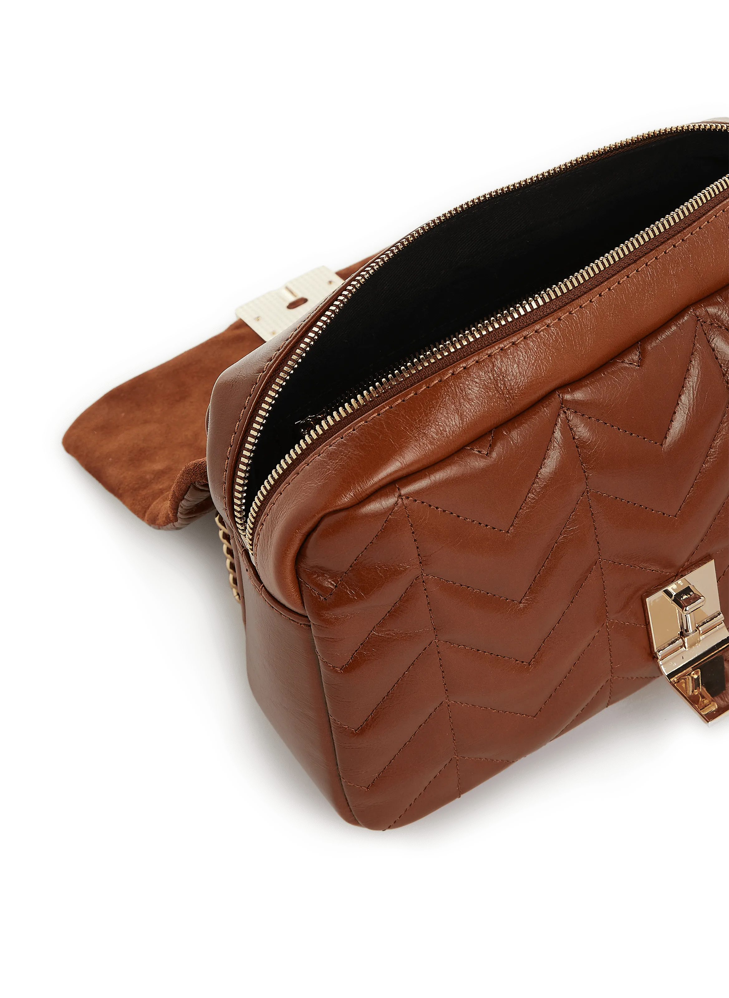 Saison 1865  Ella leather shoulder bag - Brown