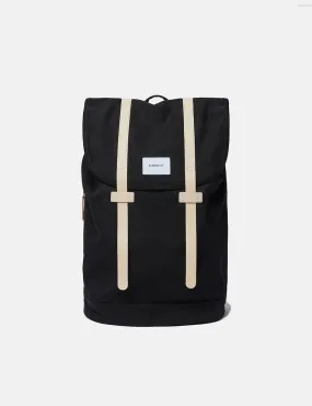 Sandqvist Stig Backpack (Large) - Black/Beige