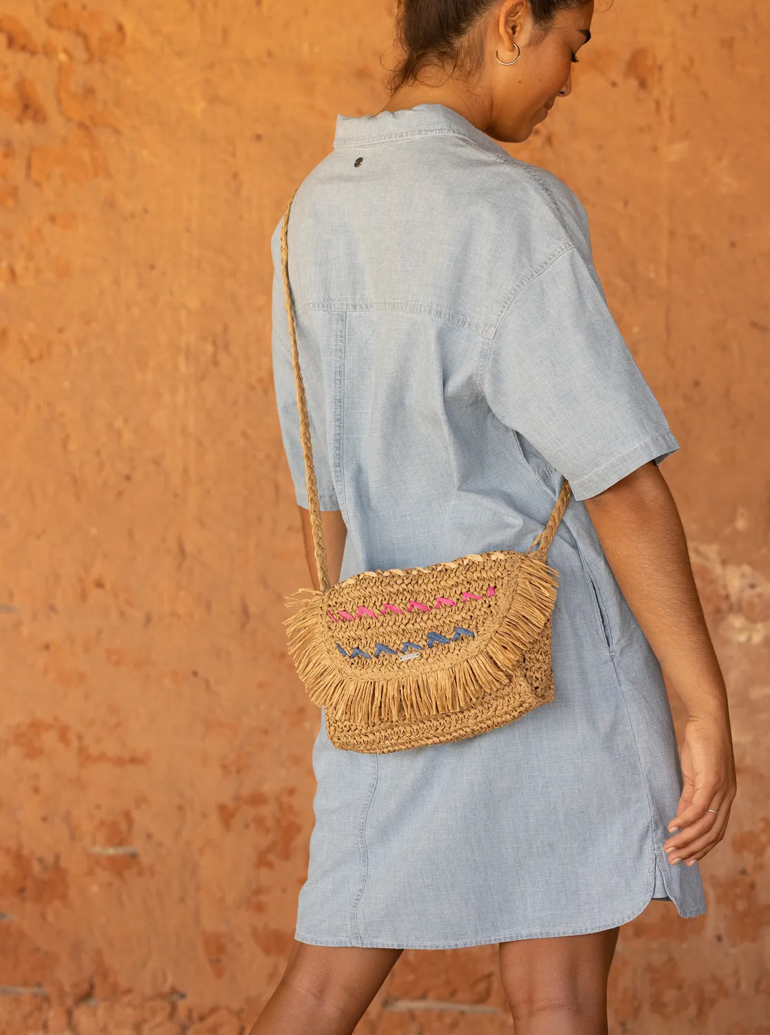 Sangria Party Cross Body Bag - Natural