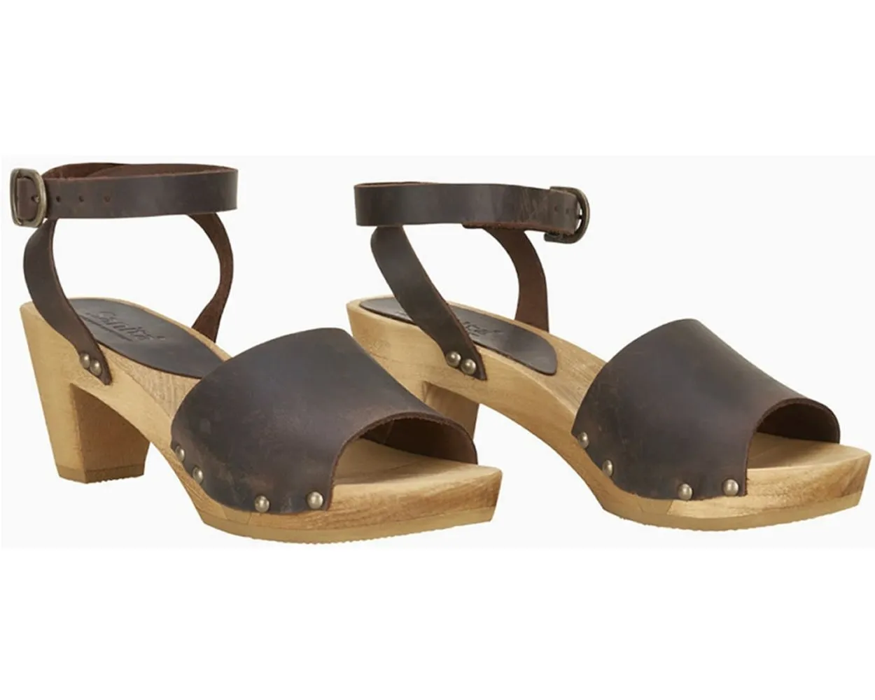 Sanita Yara Square Flex Sandals in Antique Brown (457357)