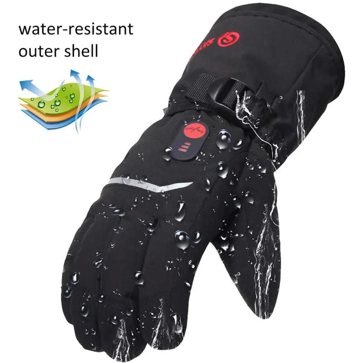 Savior Heat Unisex Rechargeable Battery Powered Electric Outdoor Heated Gloves