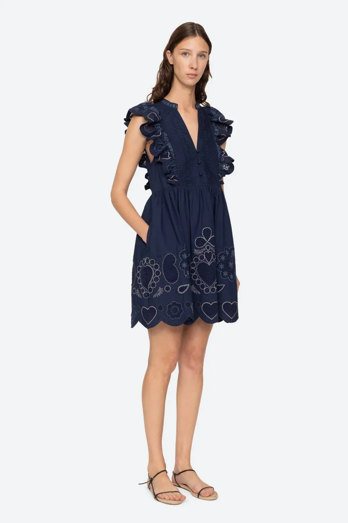 Sea NY Jeanetta Eyelet Tunic Dress