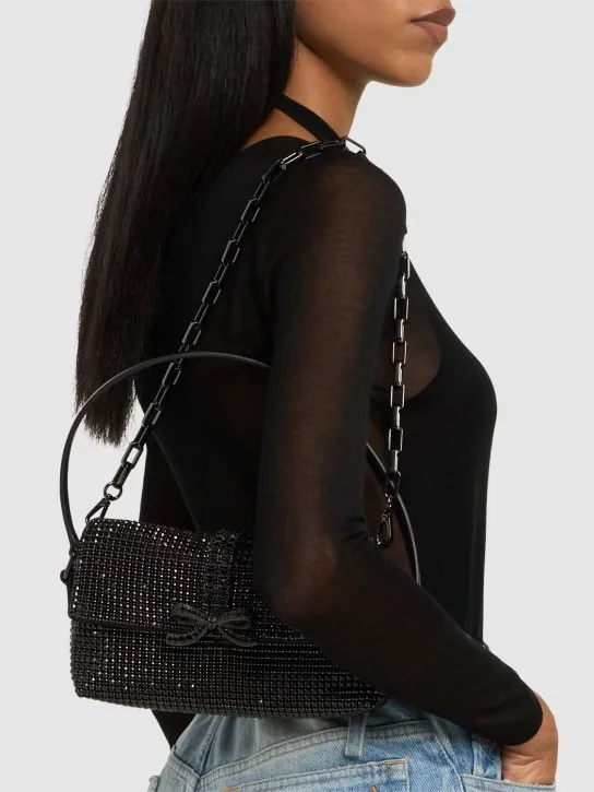 Self-portrait   Chainmail crystal shoulder bag 