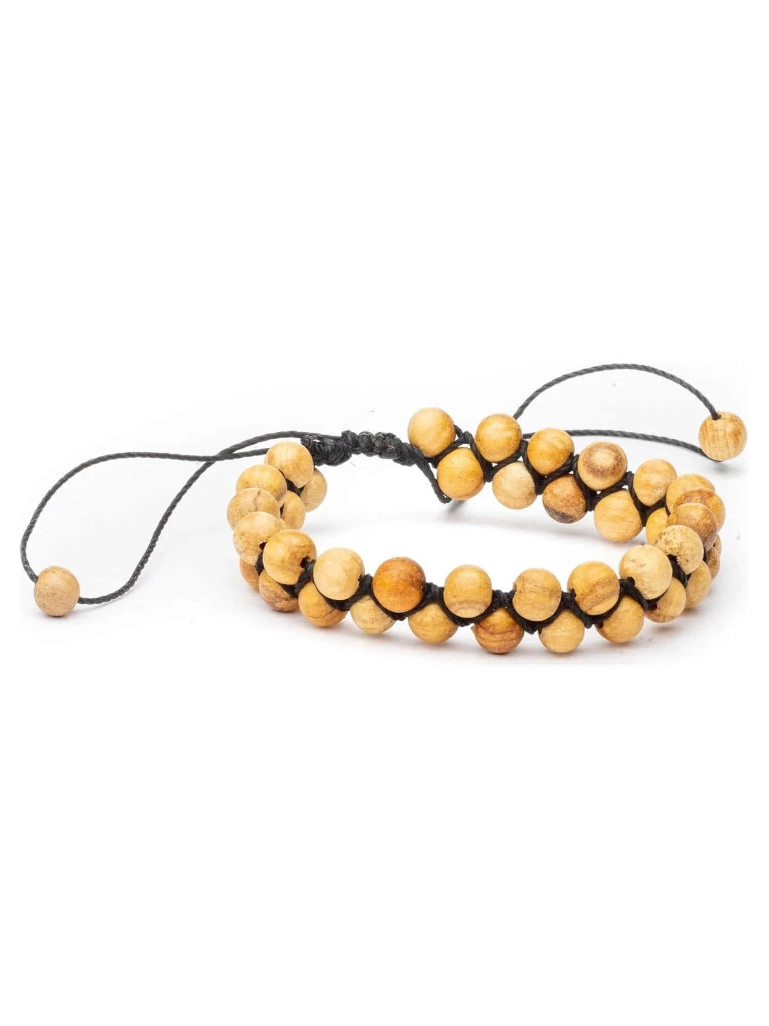 Shipibo Palo Santo Bead Bracelet - Adjustable