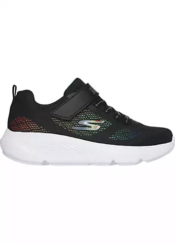 Skechers Girls Black Go Run Elevate Ombre Sprint Trainers | Grattan