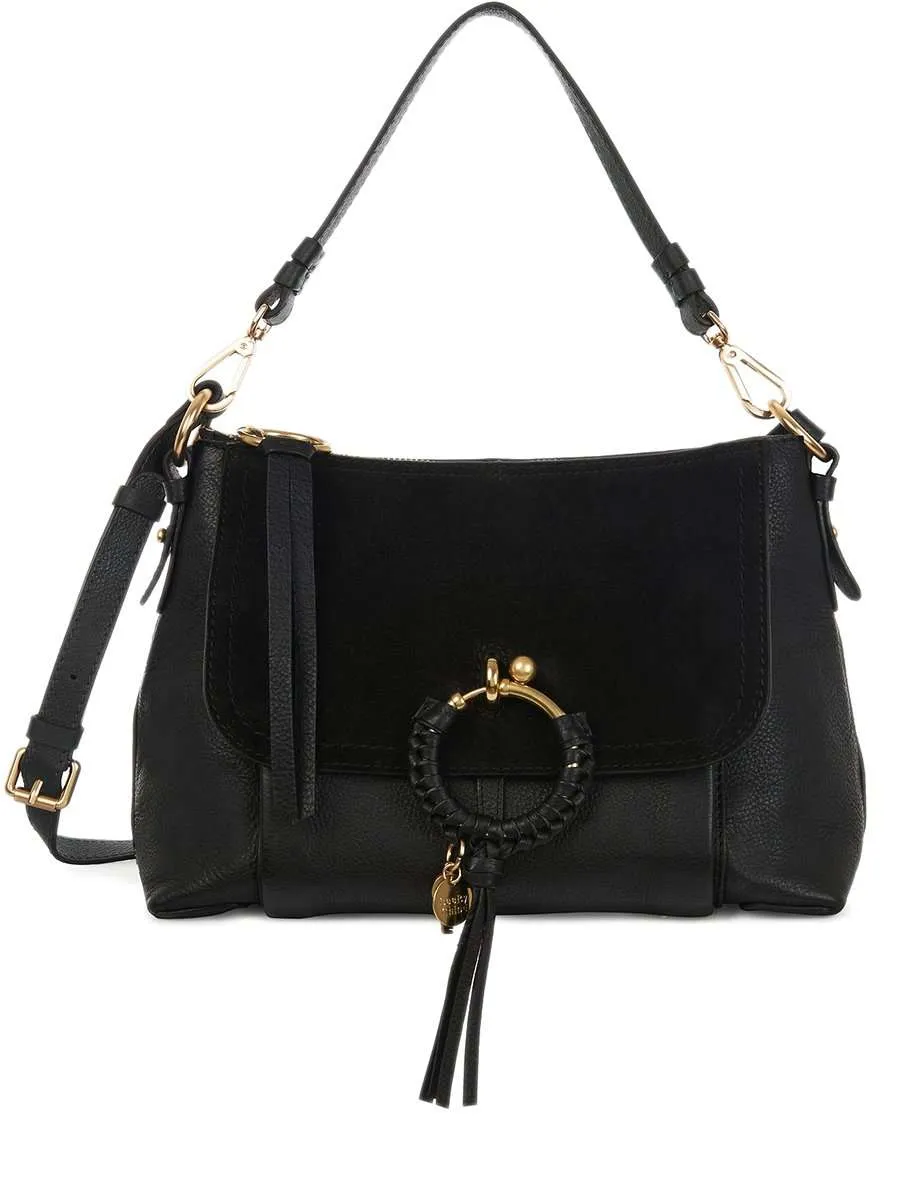 Small Joan Cross Body Bag in Black