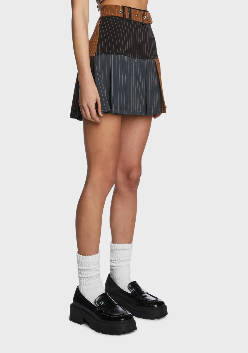 Smash Pleated Skirt-