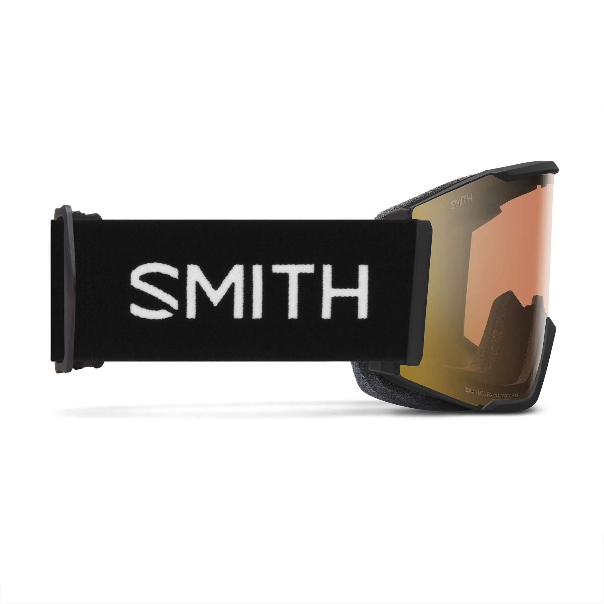 Smith Squad MAG Snowboard Goggles Black/ChromaPop Pro Photochromic Gold Mirror